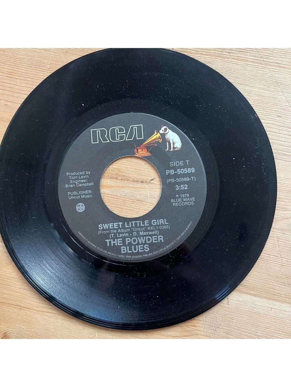 The Powder Blues - Sweet Little Girl/What've I been Drinkin 45rpm VG+ R12